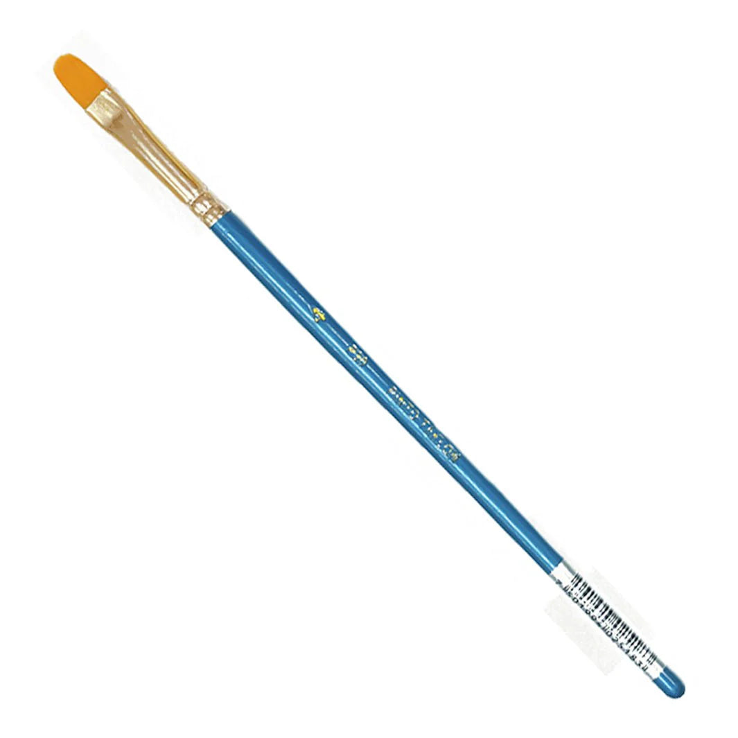 Pincel Pinto taklon dorado lengua de gato P30