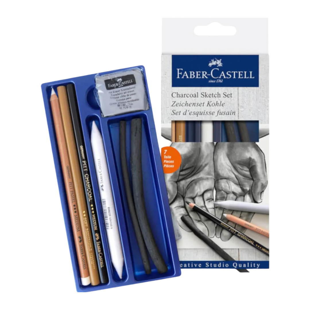 Set de dibujo con carboncillos Faber Castell