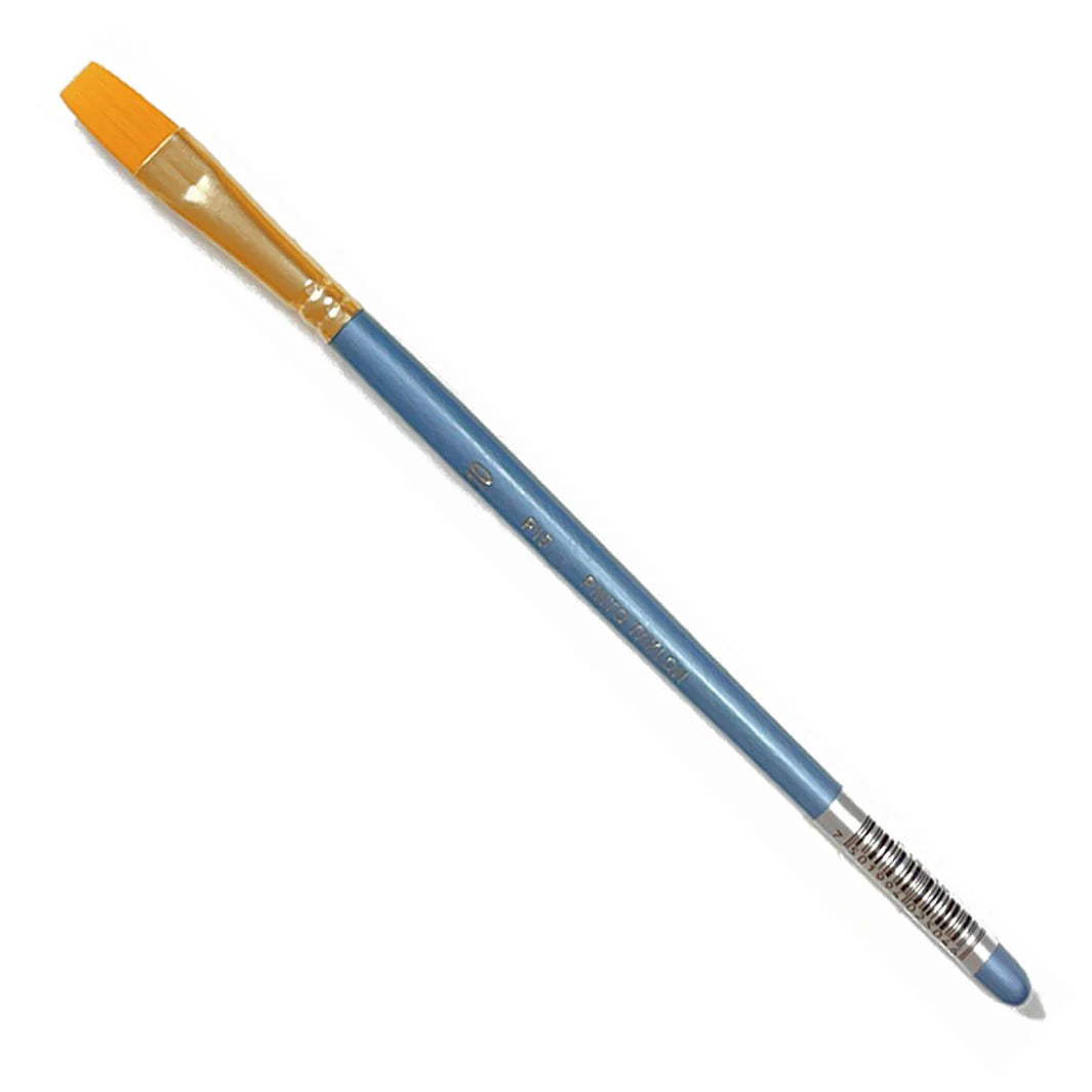Pincel Pinto taklon dorado plano P15