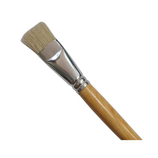 Pincel plano RODIN S-811 cerda blanca