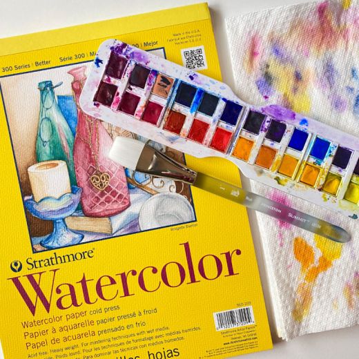 Bloc watercolor Strathmore 22.9x30.5cm