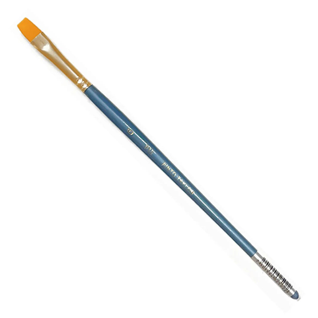 Pincel Pinto taklon dorado plano P15
