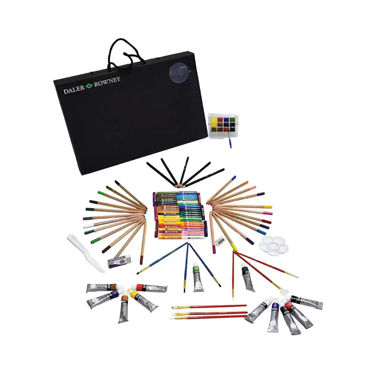 Set de arte con 163 piezas Daler-Rowney
