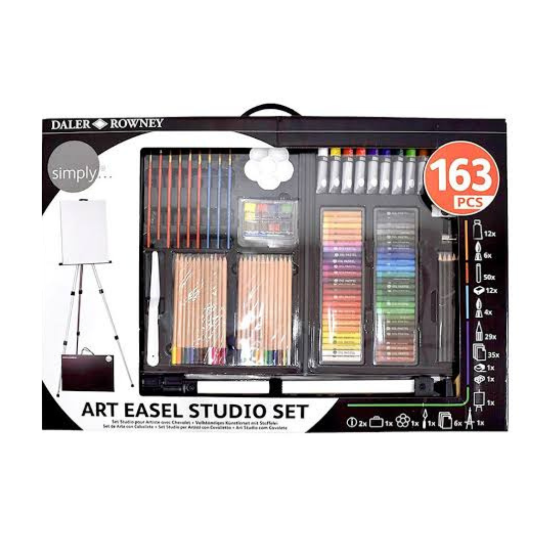Set de arte con 163 piezas Daler-Rowney