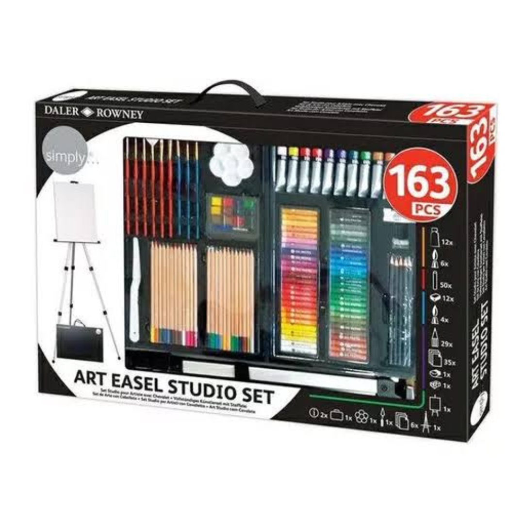 Set de arte con 163 piezas Daler-Rowney