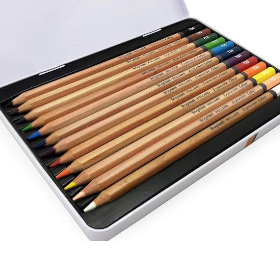 Lápices de colores Bruynzeel con 12 Royal Talens