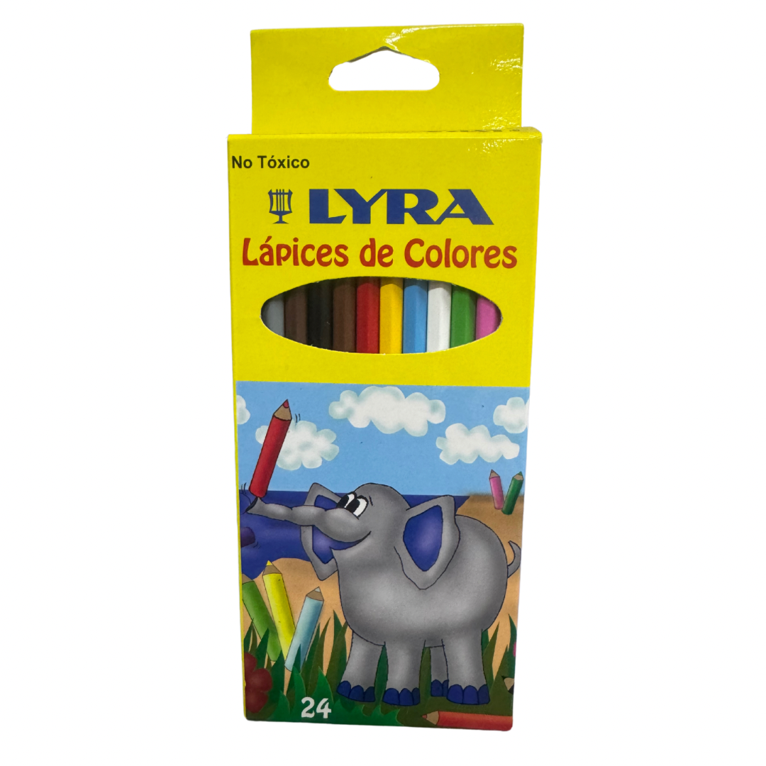 Colores escolares Lyra 24 piezas
