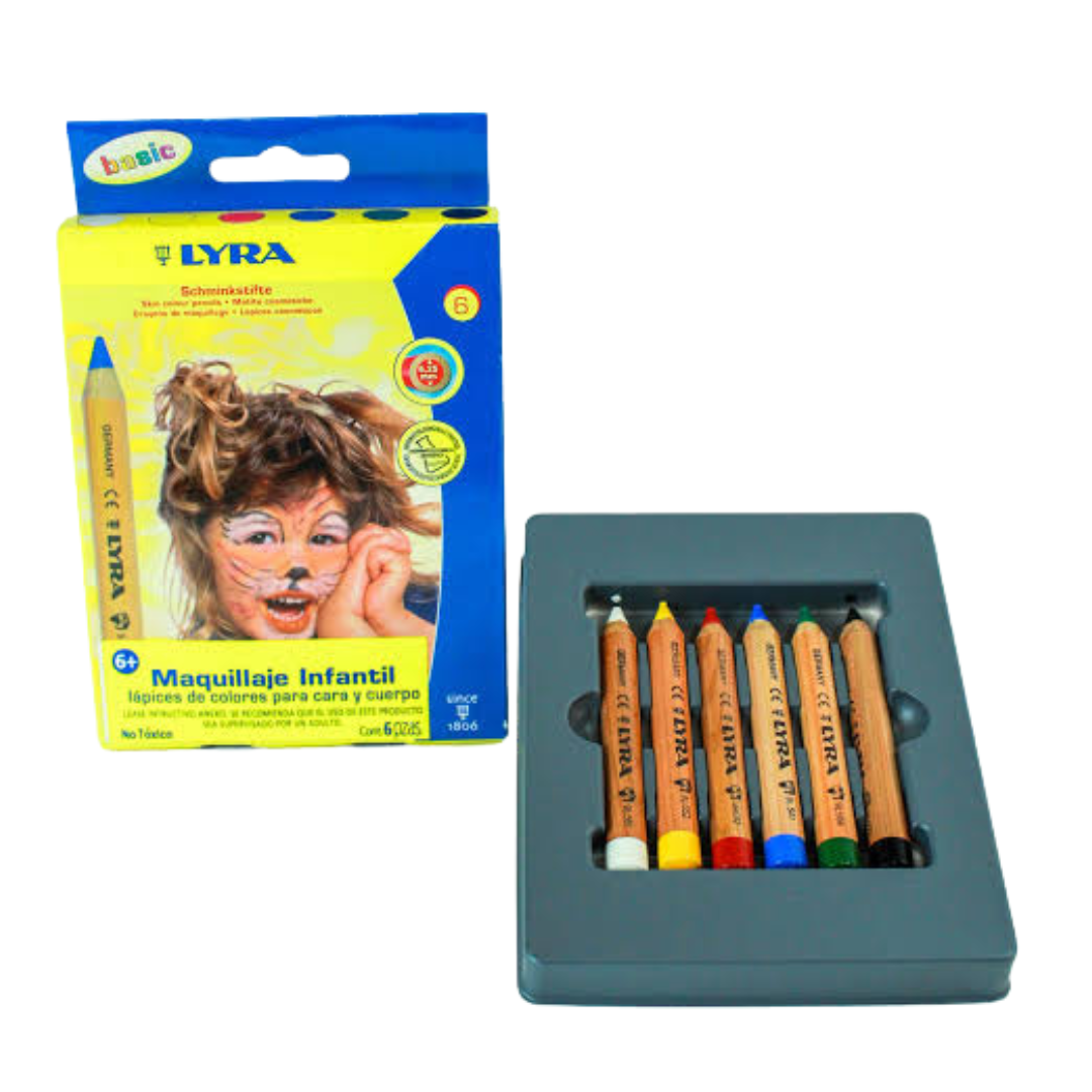 Maquillaje infantil en lápiz Lyra