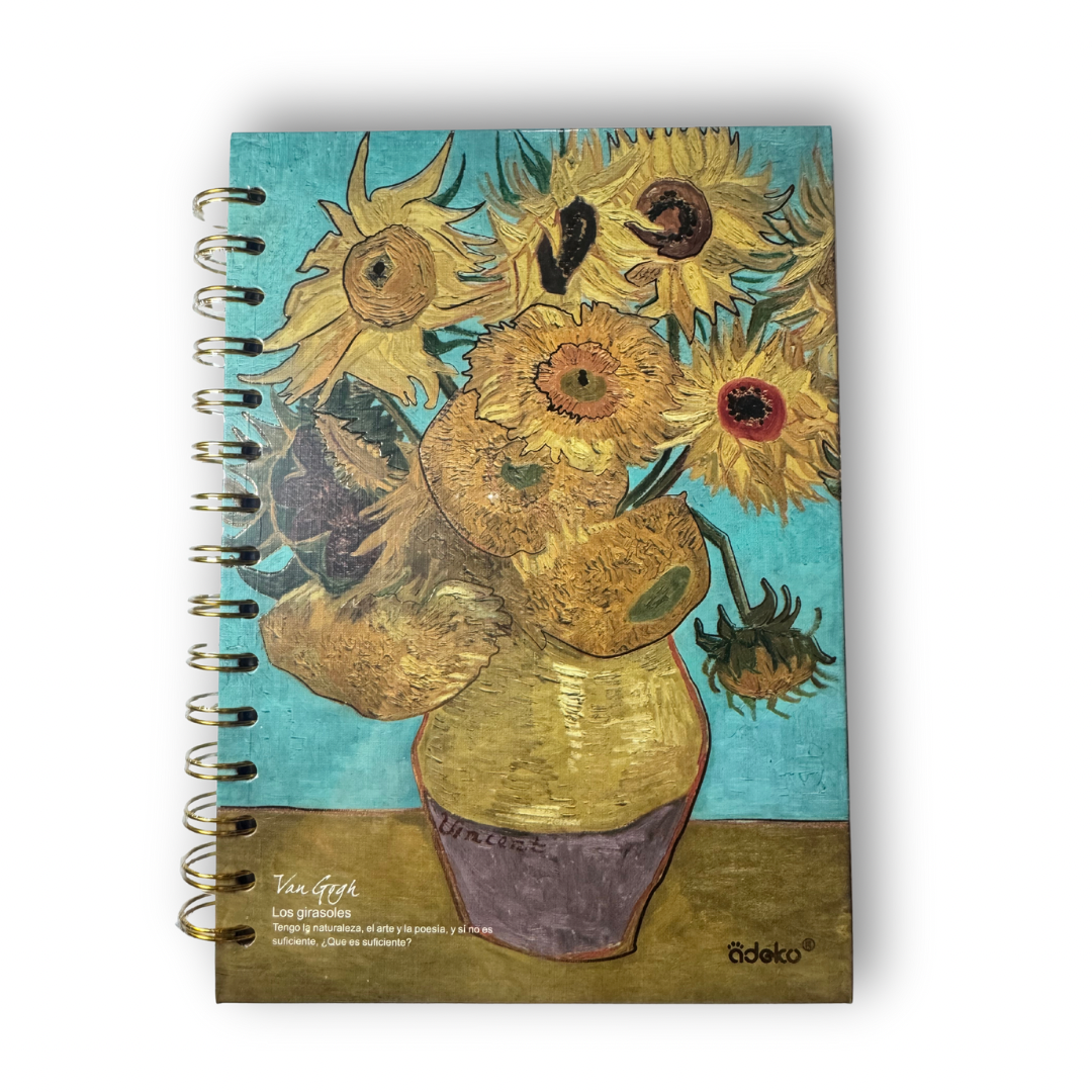Cuaderno Van Gogh A5 de puntos con espiral