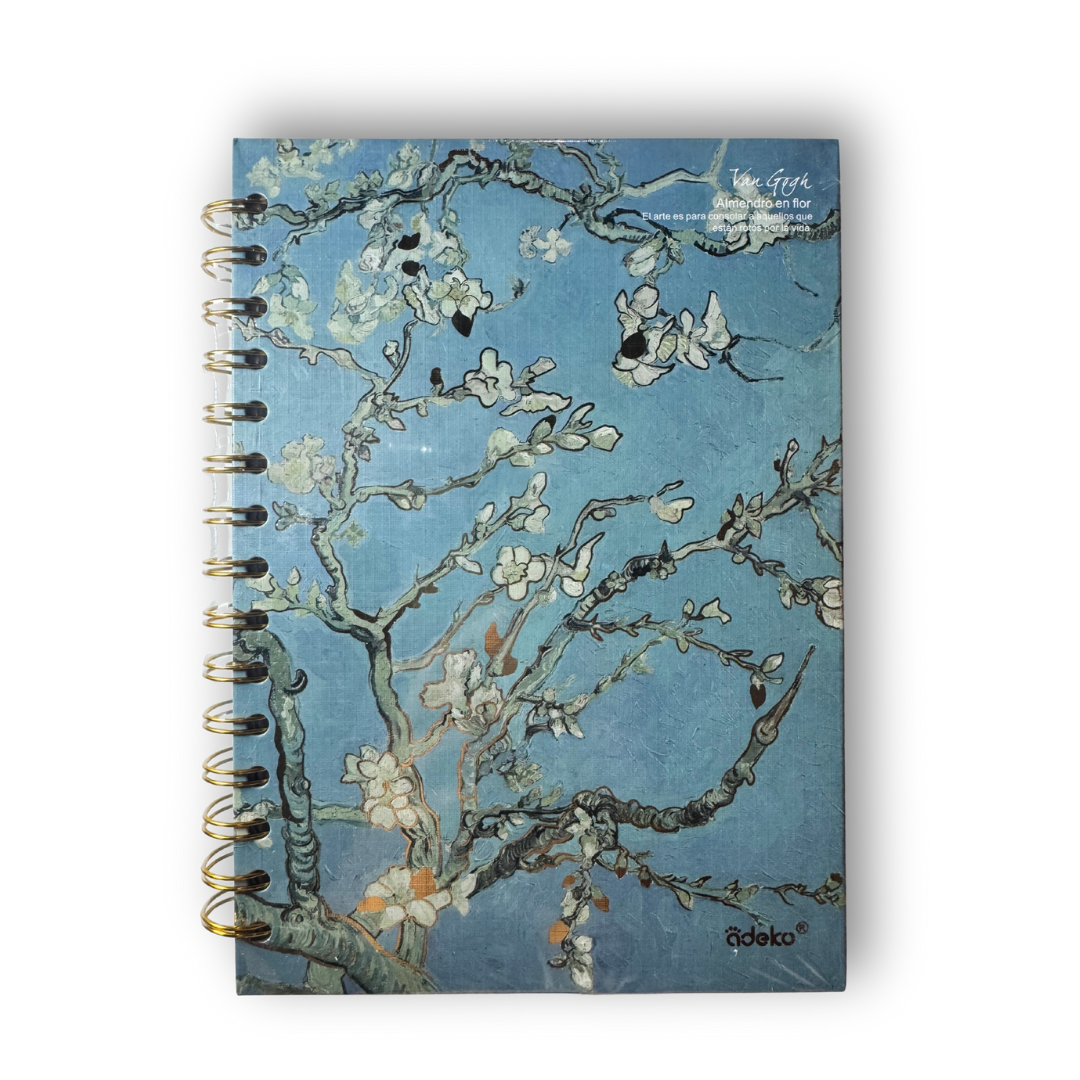Cuaderno Van Gogh A5 de puntos con espiral