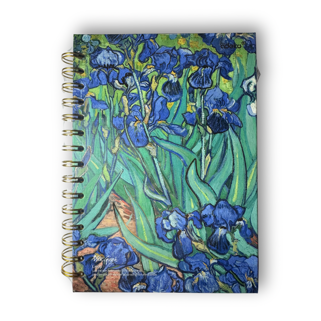 Cuaderno Van Gogh A5 de puntos con espiral