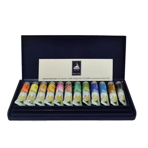 Estuche de acuarelas maimeri Venezia con 12 tubos
