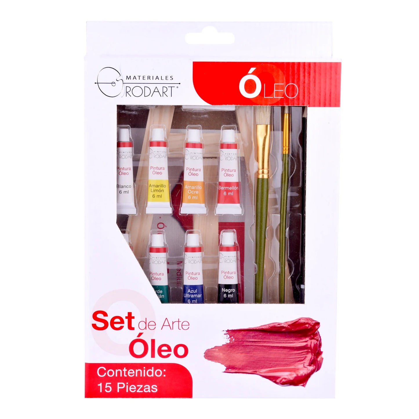 Set de arte de óleo c/15 piezas