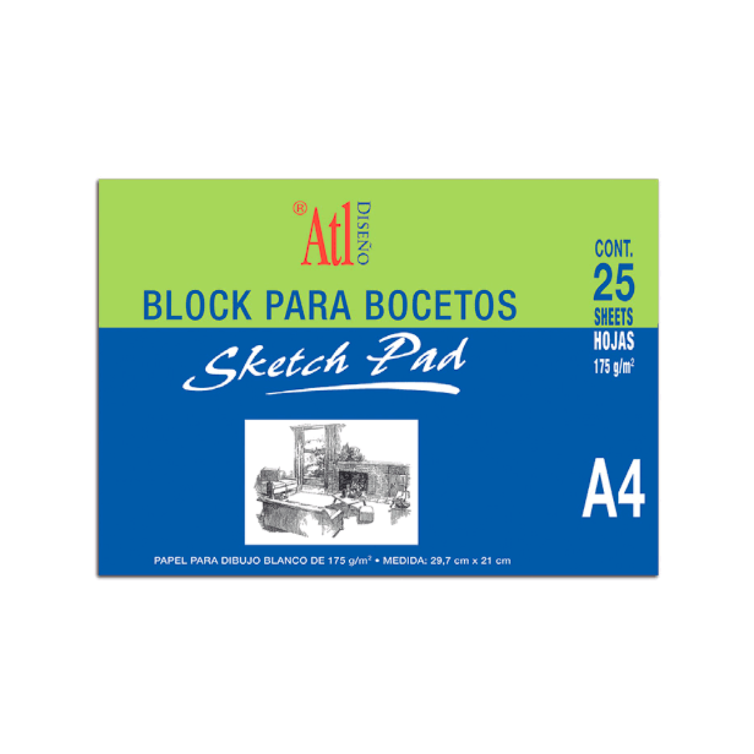 Bloc para bocetos ATL A4