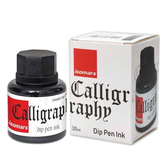 Tinta para caligrafía Isomars negra