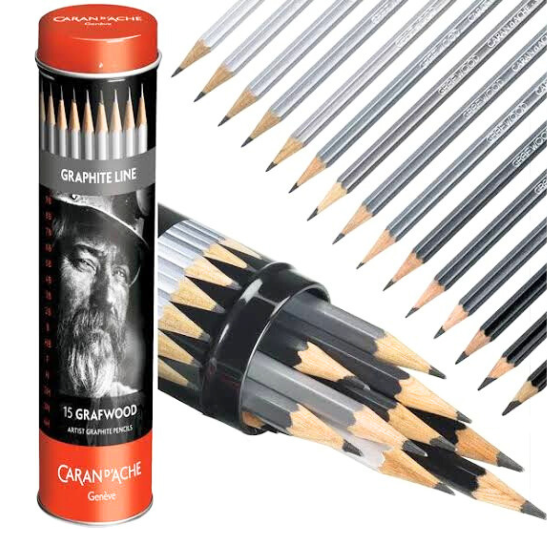 Lápices de grafito Caran d’Ache c/15
