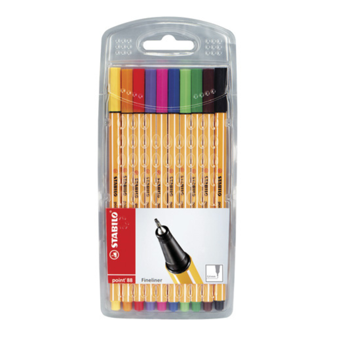 Set Stabilo point 88 c/10