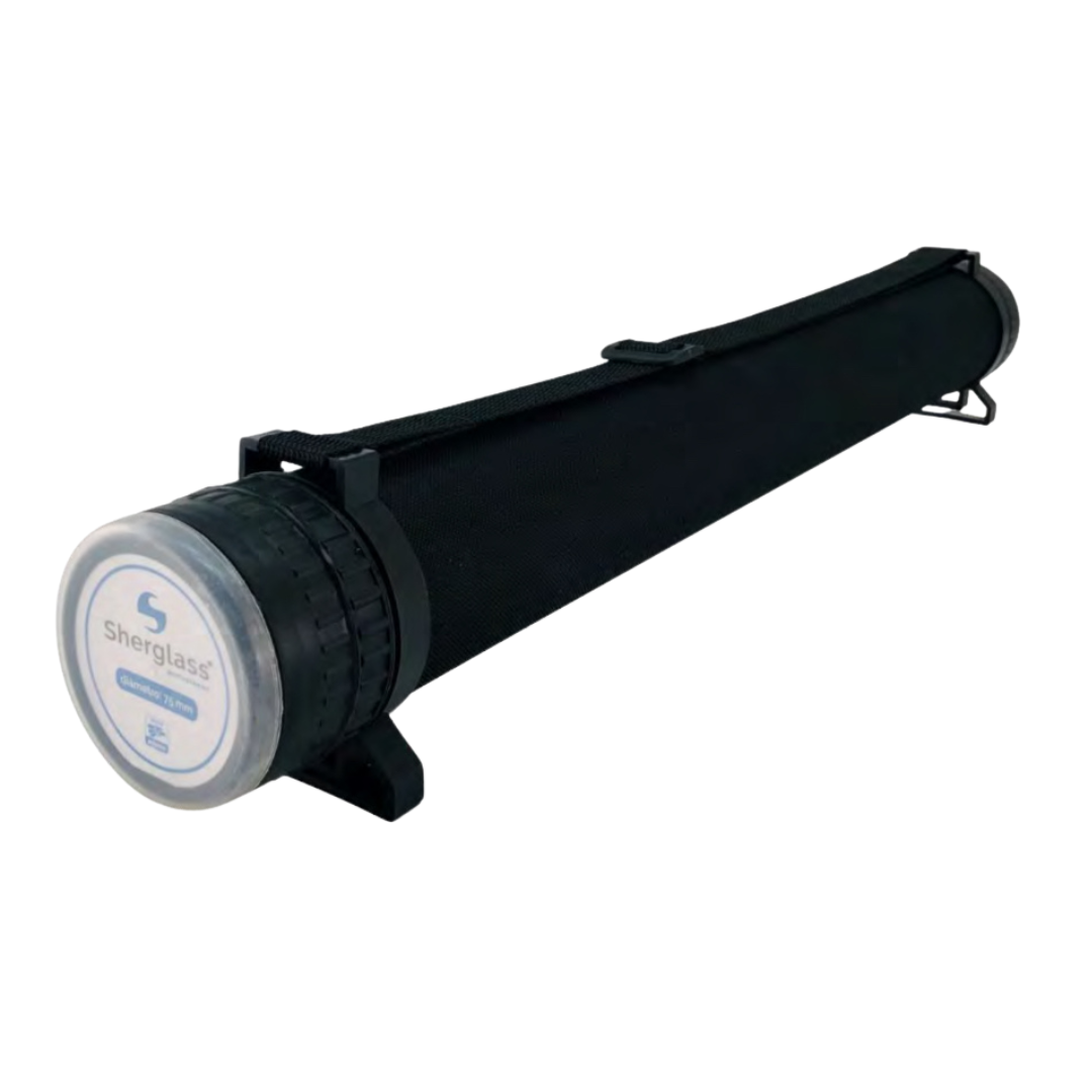 Portaplanos forrado liso negro 95cm