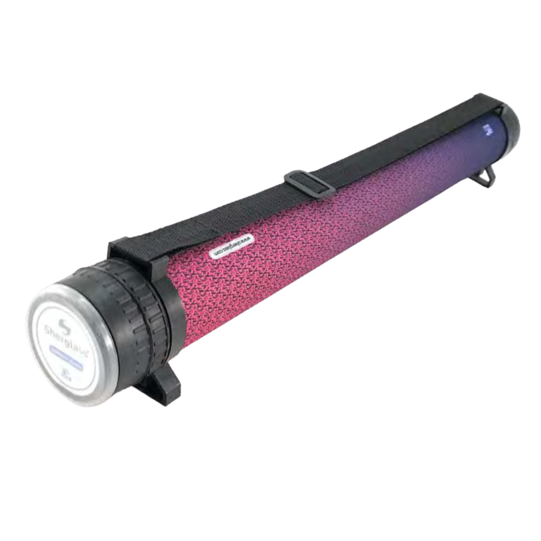 Portaplanos forrado rosa degradado 95cm