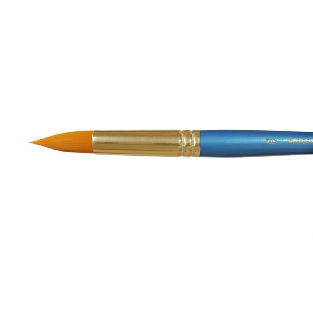 Pincel Pinto taklon dorado redondo P25