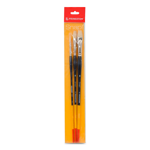 Set de pinceles Princeton Snap c/3 cerda blanca