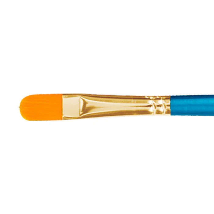 Pincel Pinto taklon dorado lengua de gato P30