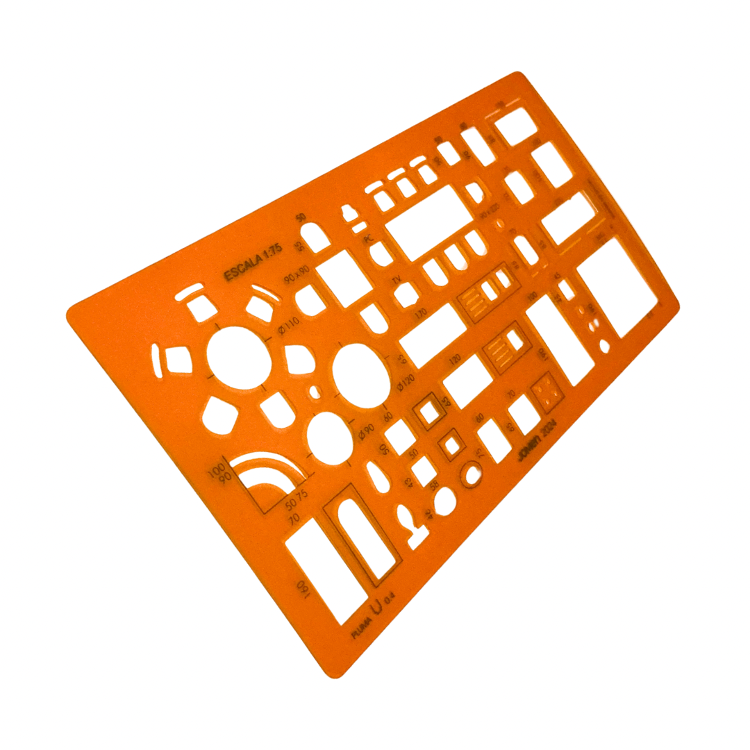 Plantilla mod. 2 de muebles esc 1:75