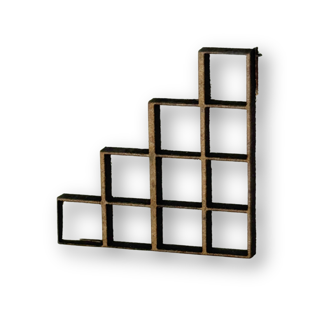 Librero escalera mdf esc 1:50
