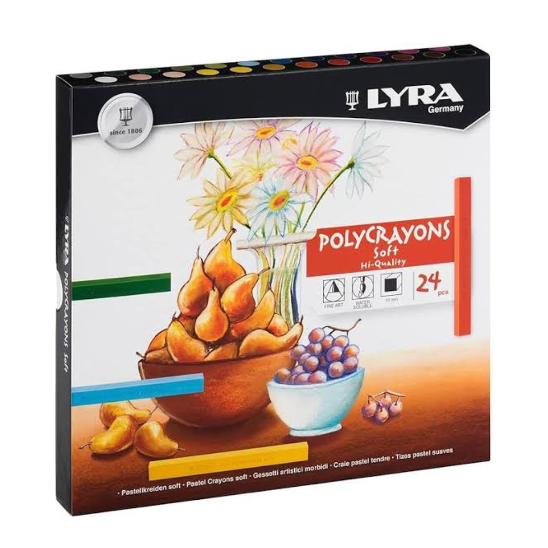 Polycrayons soft c/24 piezas