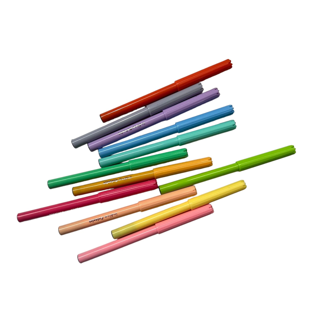 Plumones de colores colorist pastel c/12