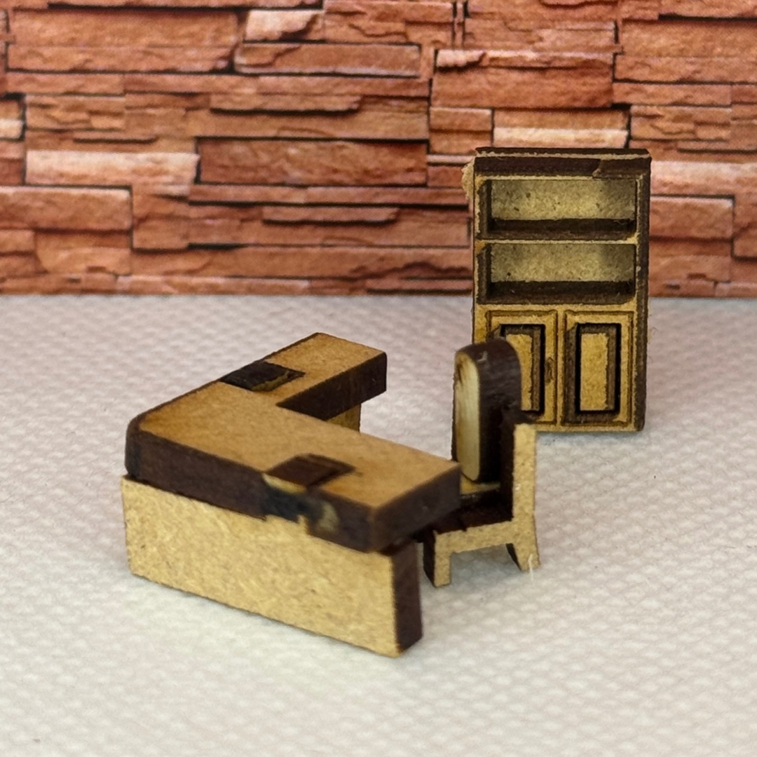 Escritorio mdf esc 1:75