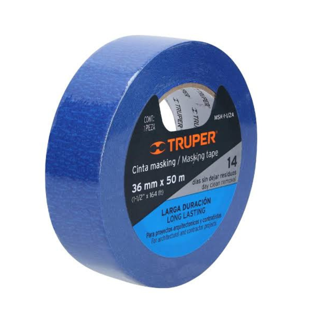 Cinta masking azul 36mm x 50m