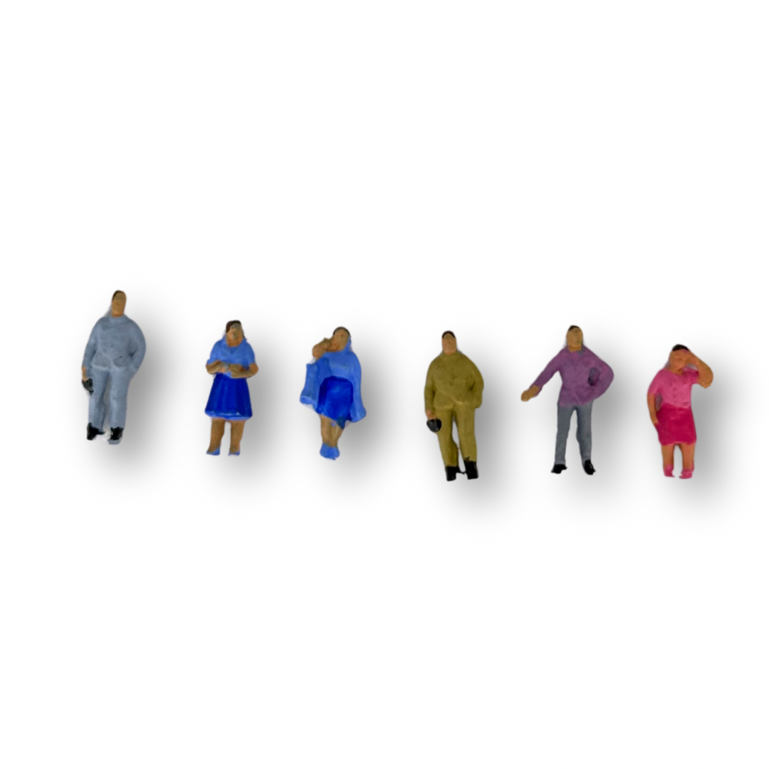 Gente pintada c/6 esc 1:200