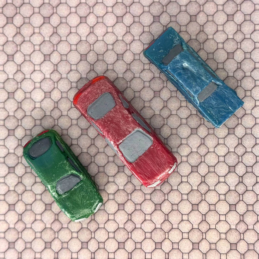 Autos pintados c/3 esc 1:100