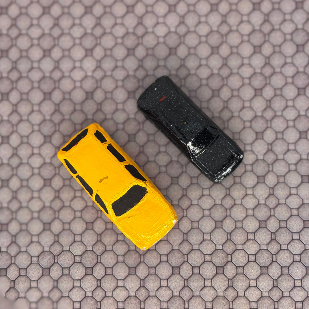 Autos pintados c/2 esc 1:100