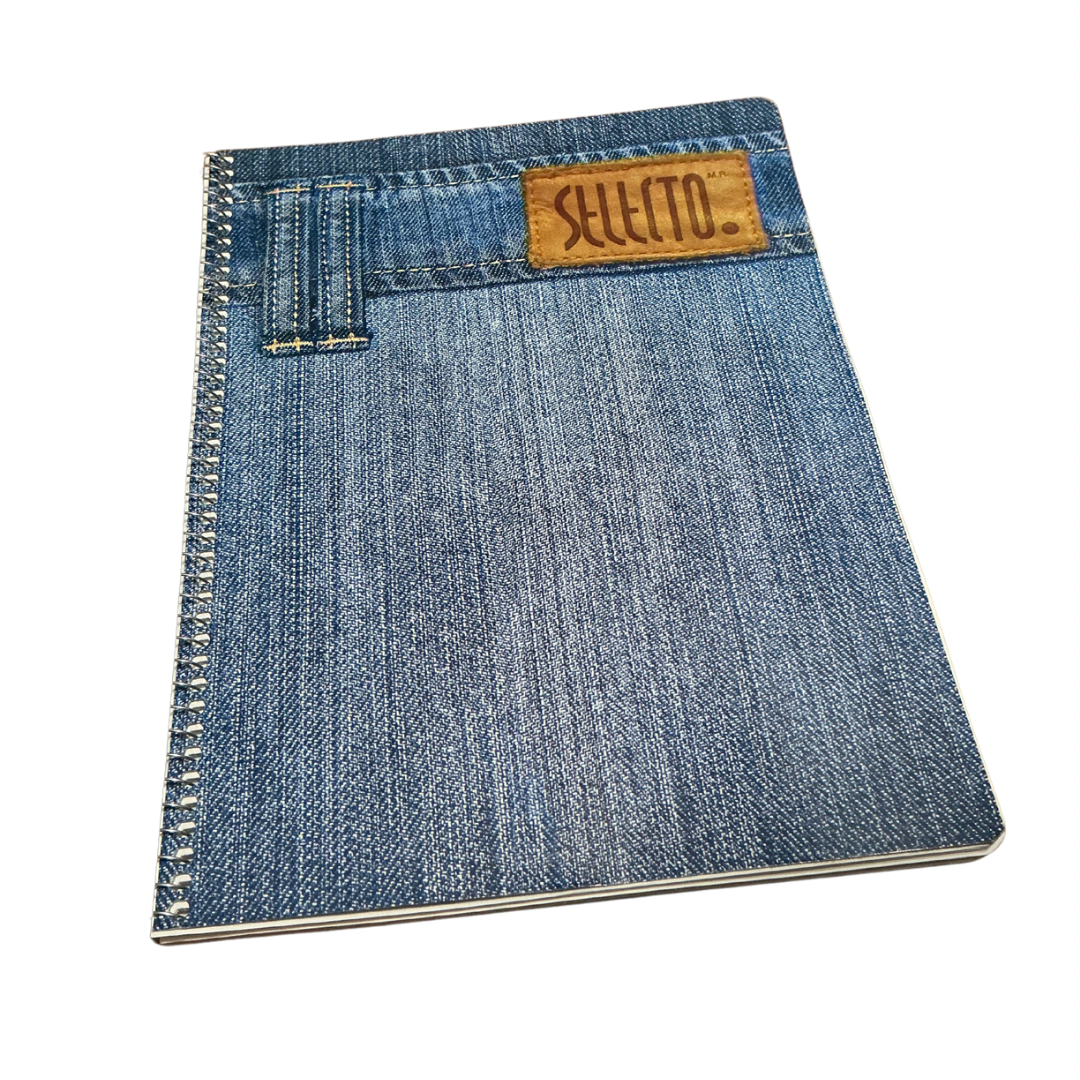 Cuaderno profesional mezclilla rayas