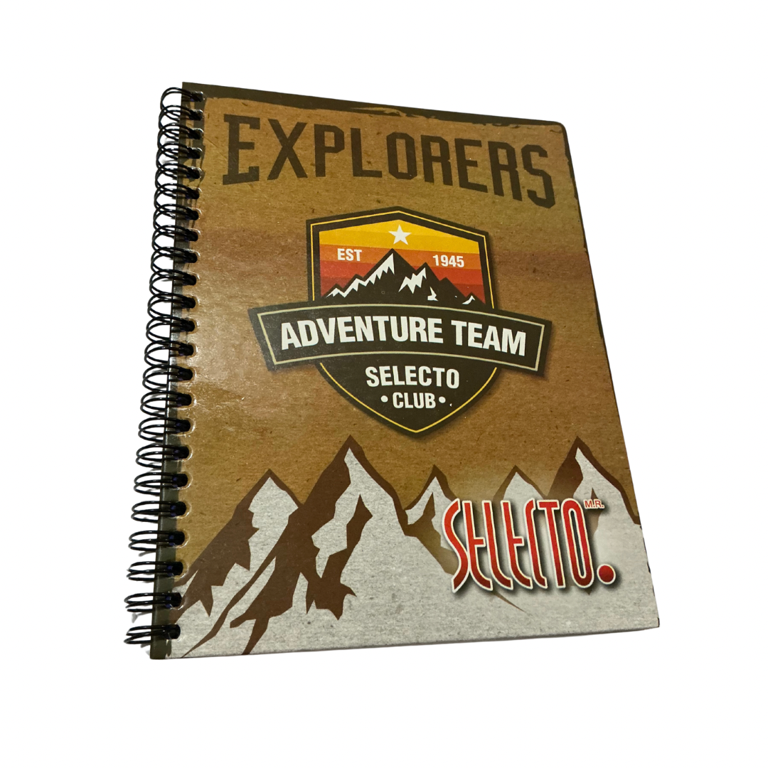 Cuaderno francés pasta dura hojas blancas