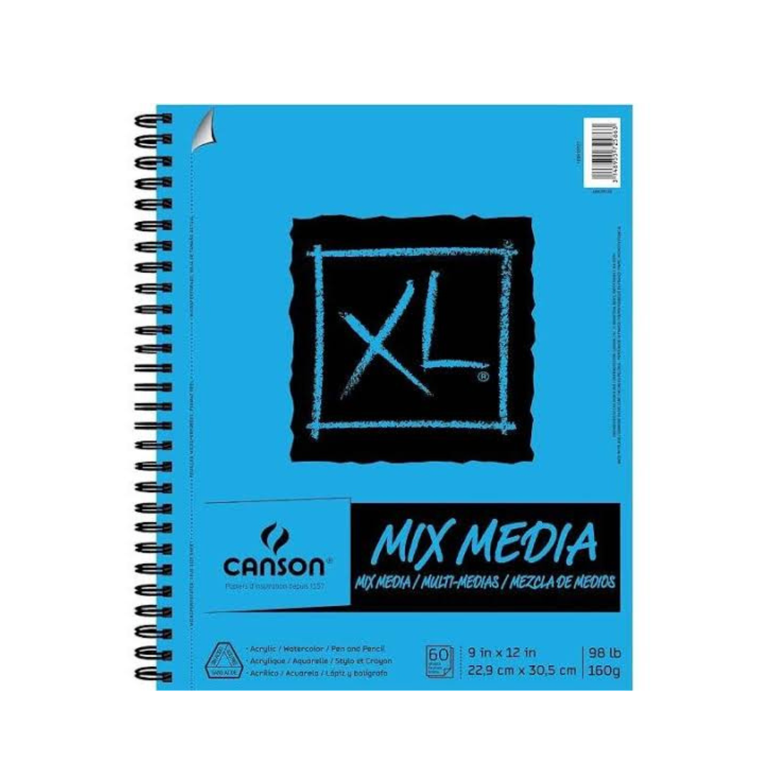 Bloc mix media XL Canson 9x12in