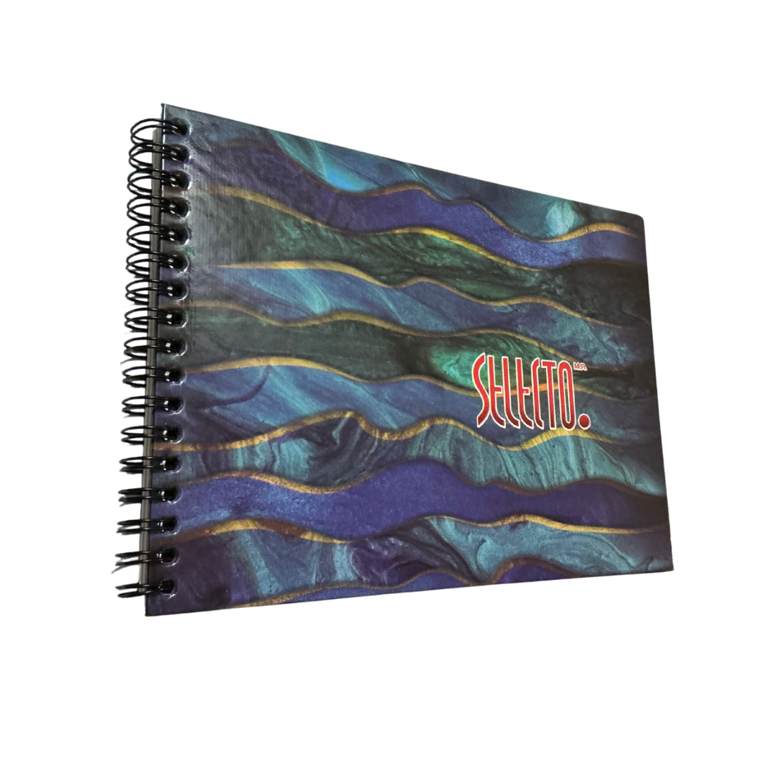 Cuaderno italiano pasta dura rayas