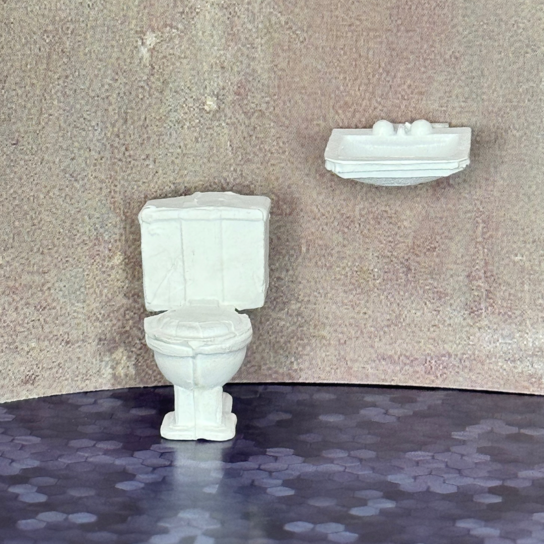 Baño sencillo pasta esc 1:50