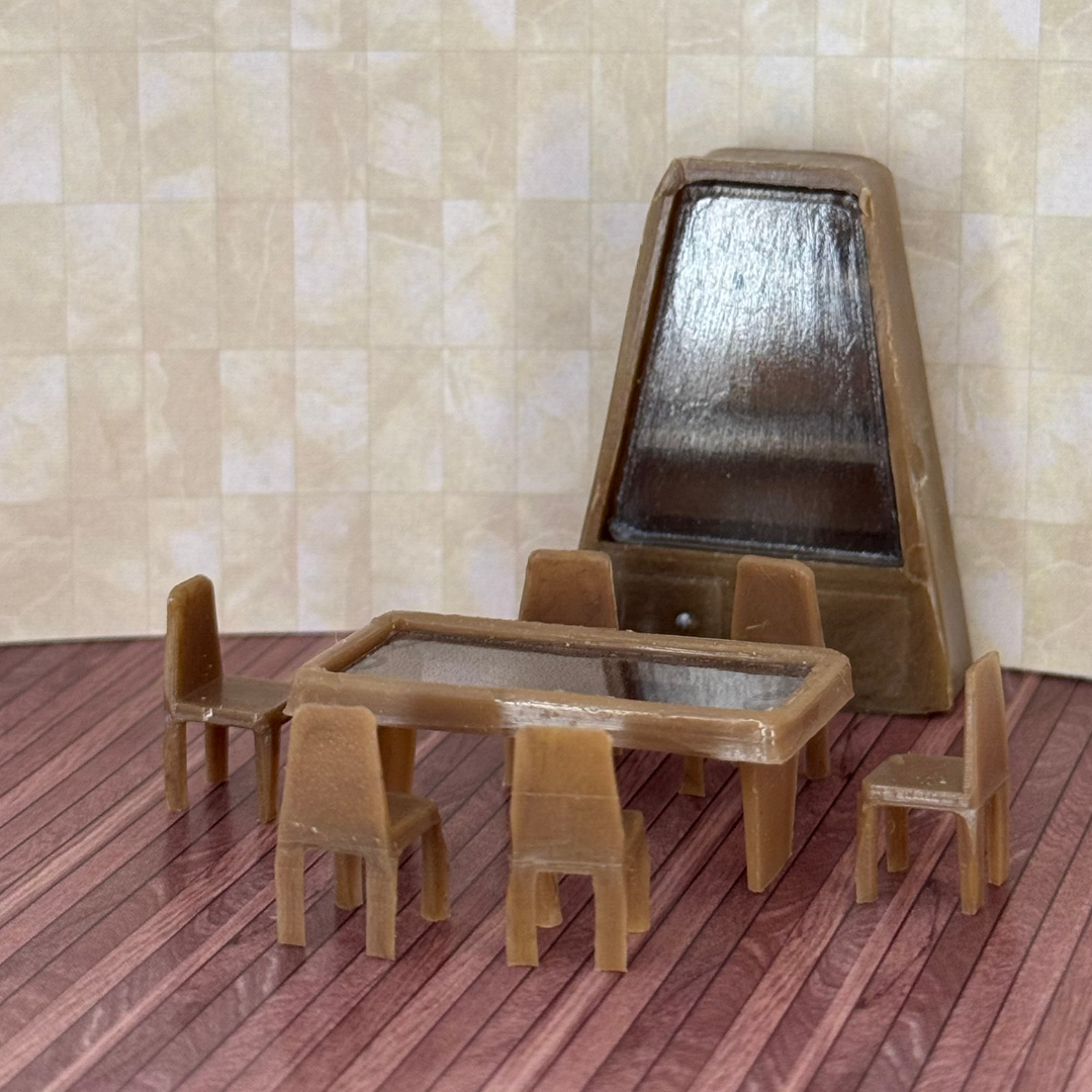 Comedor rectangular esc 1:50