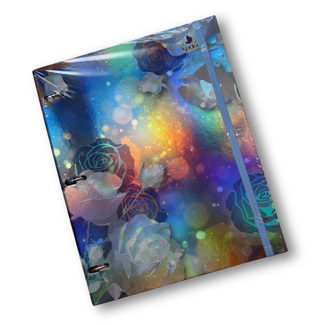 Carpeta con diseño tornasol