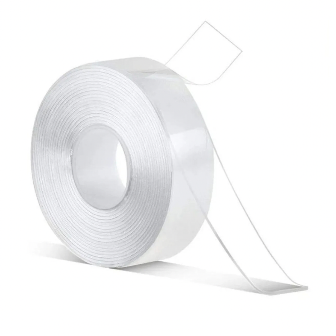 Cinta doble cara transparente 1.8cm x 3m