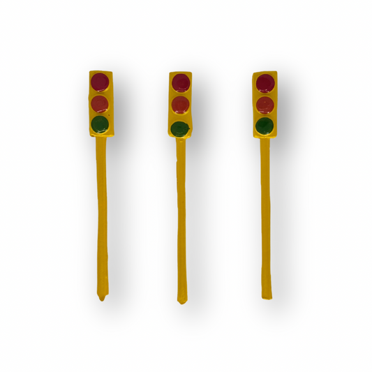 Semáforos amarillos c/3 esc 1:50