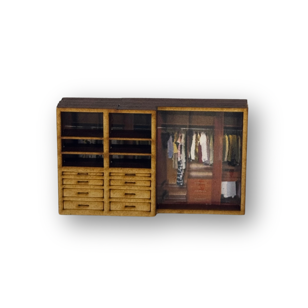 Closet con imagen mdf esc 1:75