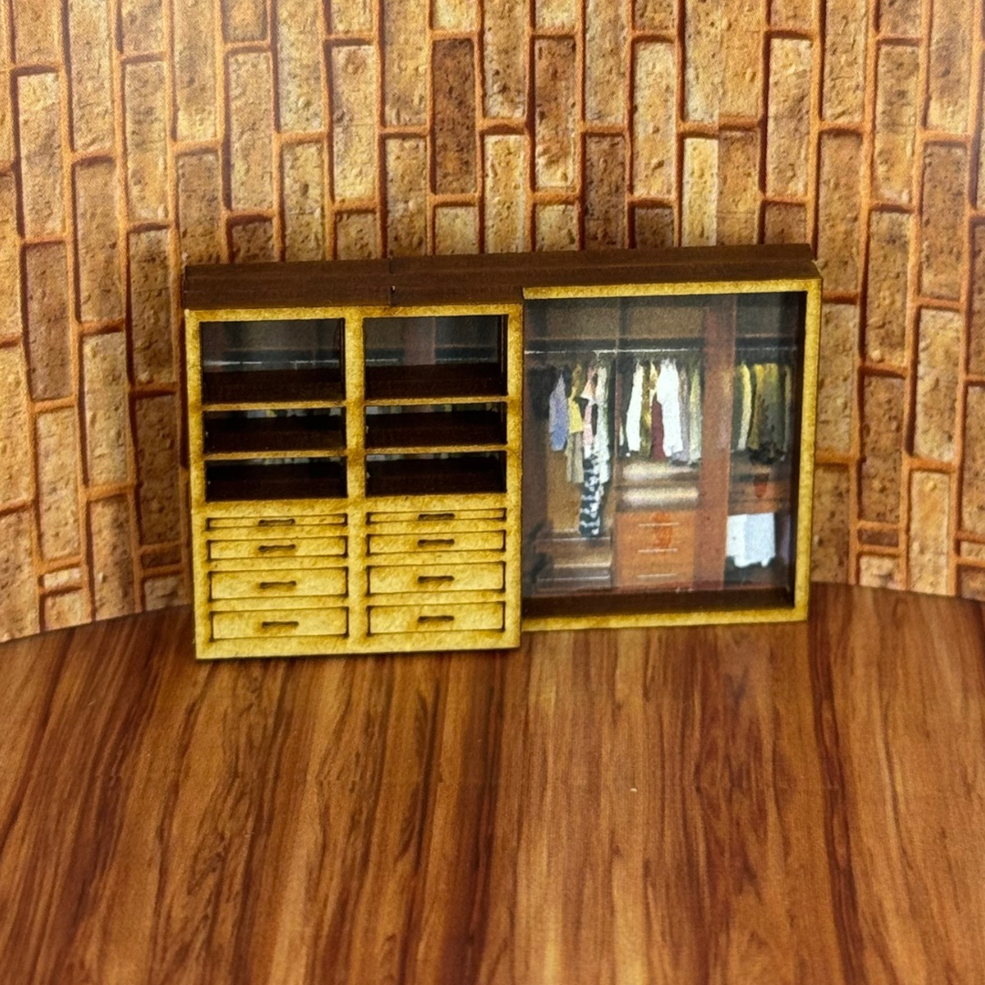 Closet con imagen mdf esc 1:75