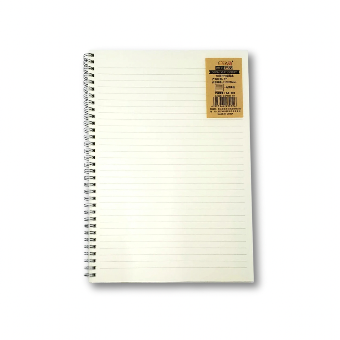 Cuaderno Depai espiral con 70 hojas de rayas A5 145x210mm