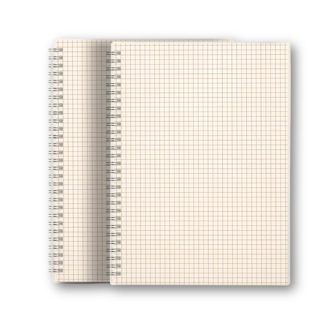 Cuaderno Depai espiral con 70 hojas de cuadros 5mm A5 145x210mm