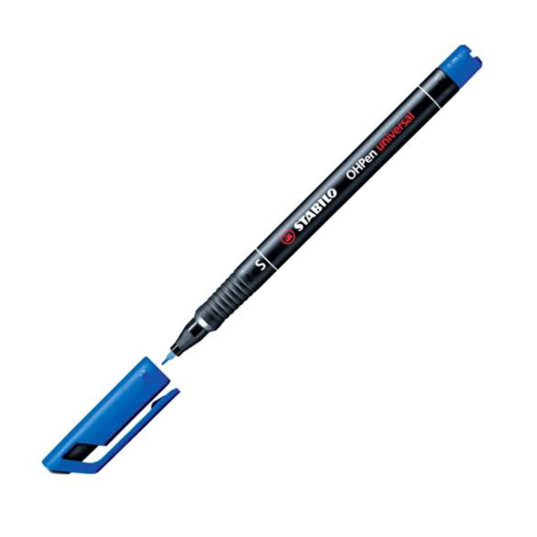 Rotulador permanente azul Stabilo