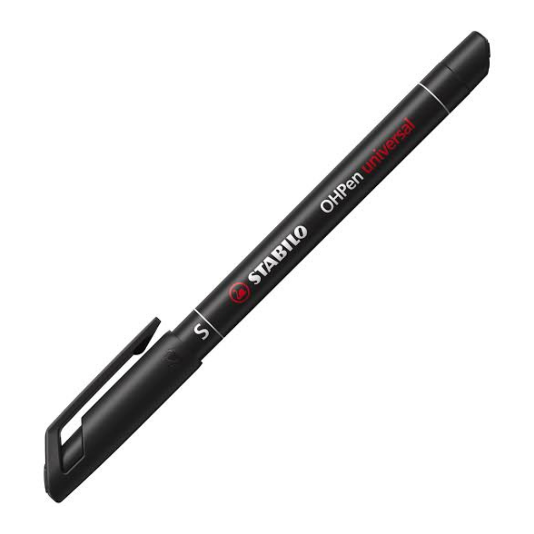 Rotulador permanente negro Stabilo